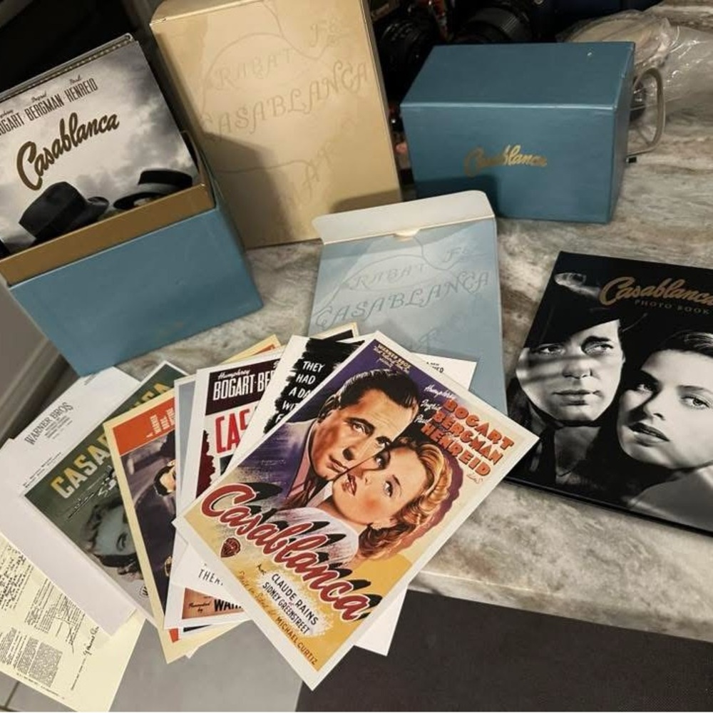 Collectors item!!!                     Casablanca Movie Collection with Blue Box